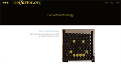 Desktop Screenshot of coolfactor.org