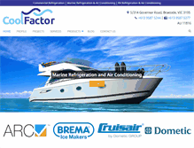 Tablet Screenshot of coolfactor.com.au